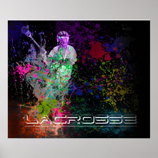 Lacrosse Splatter spread poster (Framsidan)