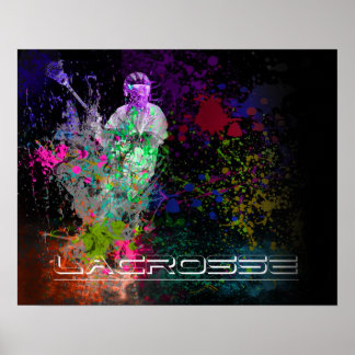 Lacrosse Splatter-uppslag poster
