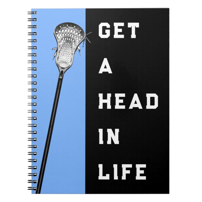 Lacrosse Sport Anteckningsbok (Framsidan)