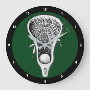 Lacrosse Sport Dekor Stor Klocka