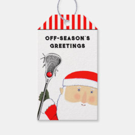 Lacrosse Sport Jul Presentegetiketter Presentetikett
