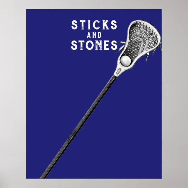Lacrosse Sportaffisch Poster (Framsidan)