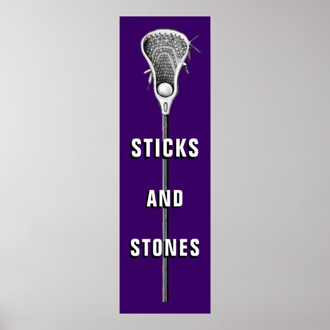 Lacrosse Sportaffisch Poster (Framsidan)