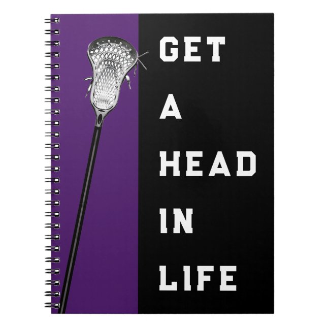 Lacrosse Sporter Anteckningsbok (Framsidan)