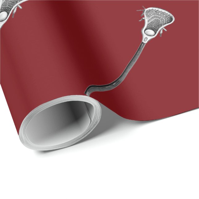 Lacrosse Sportpresent Presentpapper (Rullad Hörn)
