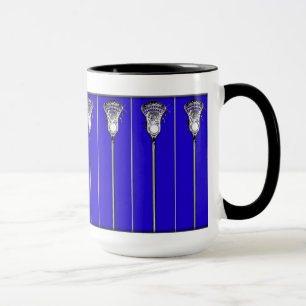 Lacrosse Sports Blue Mugg