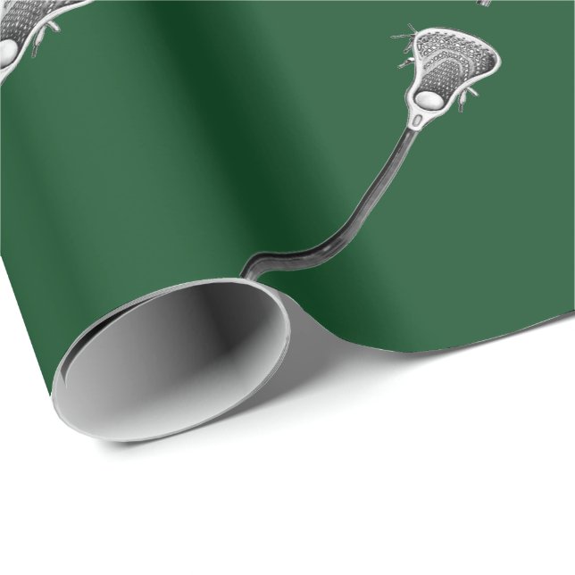 Lacrosse Sports Gift Presentpapper (Rullad Hörn)
