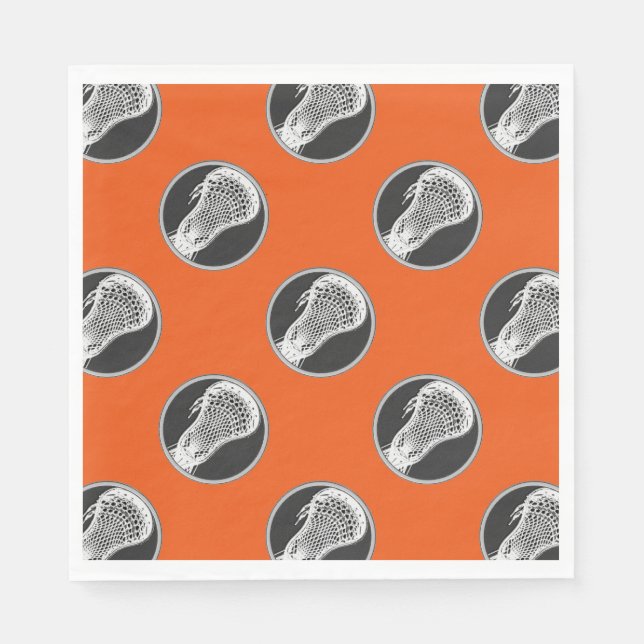 Lacrosse Sports Party Pappersservett (Framsidan)