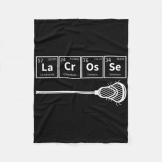 Lacrosse Sports Periodic Bord vid Inslag Lax Pla Fleecefilt