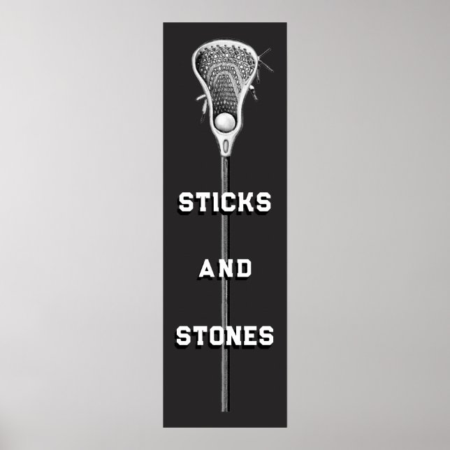 Lacrosse Sports Poster (Framsidan)