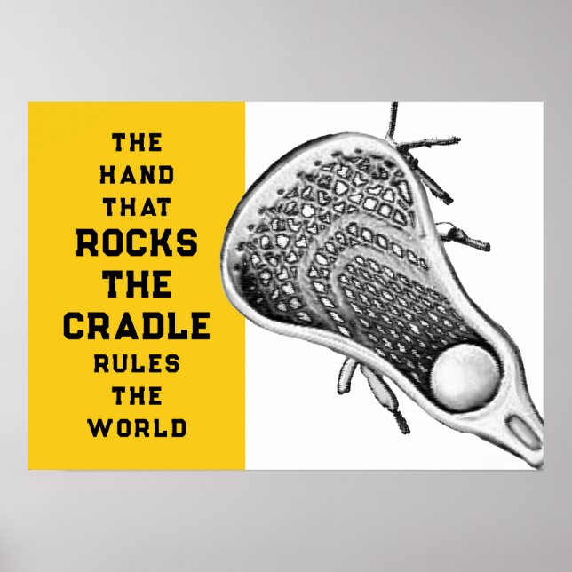 Lacrosse Sports Poster (Framsidan)