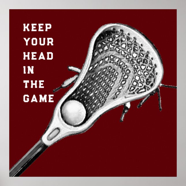 Lacrosse Sports Poster (Framsidan)