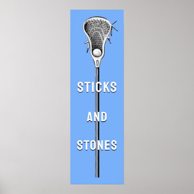 Lacrosse Sports Poster (Framsidan)