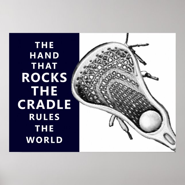 Lacrosse Sports Poster (Framsidan)