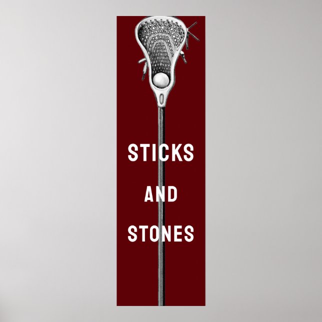 Lacrosse Sports Poster (Framsidan)