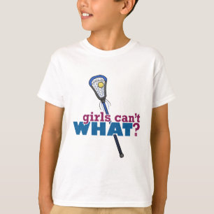 Lacrosse Stick Blue T Shirt
