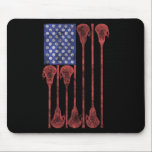 Lacrosse Stick Lax American Flagga Musmatta<br><div class="desc">Lacrosse Stick Lax American Flagga</div>