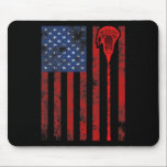 Lacrosse Stick Tees American Flagga Musmatta<br><div class="desc">Lacrosse Stick Tees American Flagga</div>
