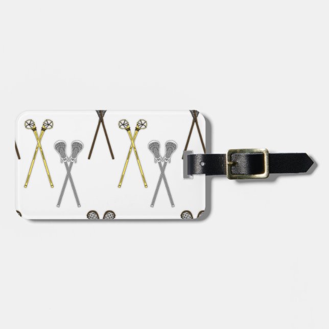 Lacrosse Sticks Bagagebricka (Horisontell Framsida)