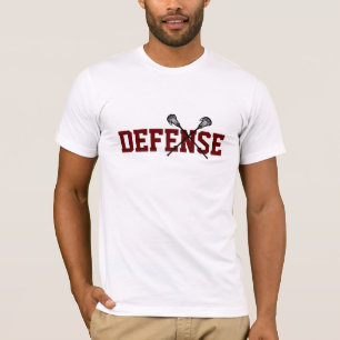 Lacrosse Sticks Defence Player Team Färg T Shirt