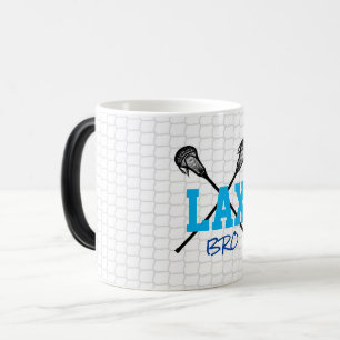 Lacrosse Sticks LAX BRO Team Färg Sports Net Rolig Magisk Mugg