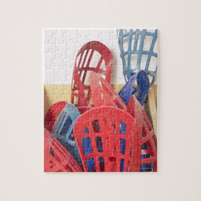 Lacrosse sticks pussel (Vertikal)