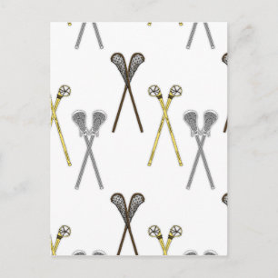 Lacrosse Sticks Vykort