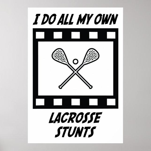 Lacrosse Stunts Poster (Framsidan)