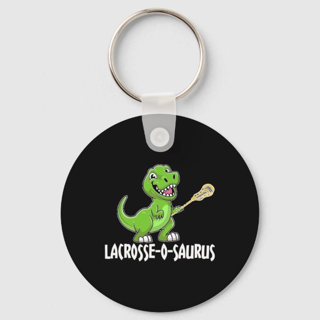 Lacrosse T-rex Dino Lacrosse Racket  Nyckelring (Framsida)