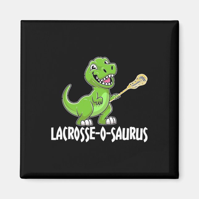 Lacrosse T-rex Dino Lacrosse Rackethuvud  Magnet (Framsidan)