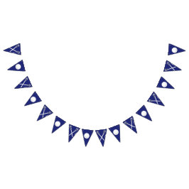 Lacrosse Team Blue Bunting Flaggor
