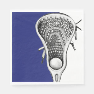 Lacrosse Team Blue Party Pappersservett