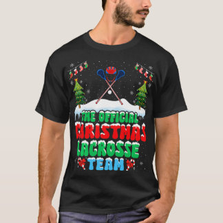 Lacrosse Team Funny Lacrosse Player snö T Shirt