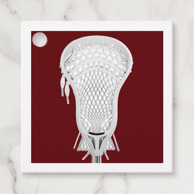 Lacrosse Team Gåvor Etiketter (Framsida)
