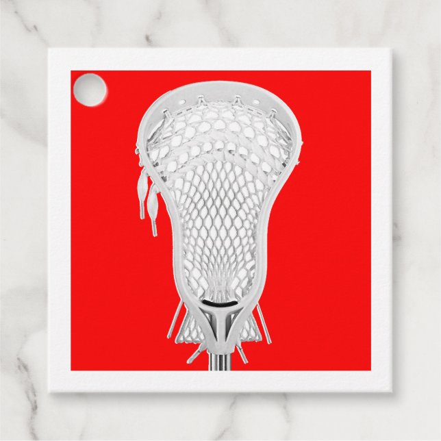 Lacrosse Team Gåvor Etiketter (Framsida)