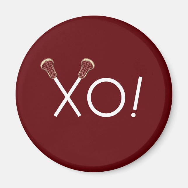 Lacrosse Team Gifts Magnet (Framsidan)