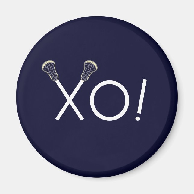 Lacrosse Team Gifts Magnet (Framsidan)