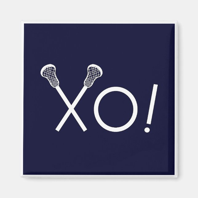 Lacrosse Team Gifts Magnet (Framsidan)