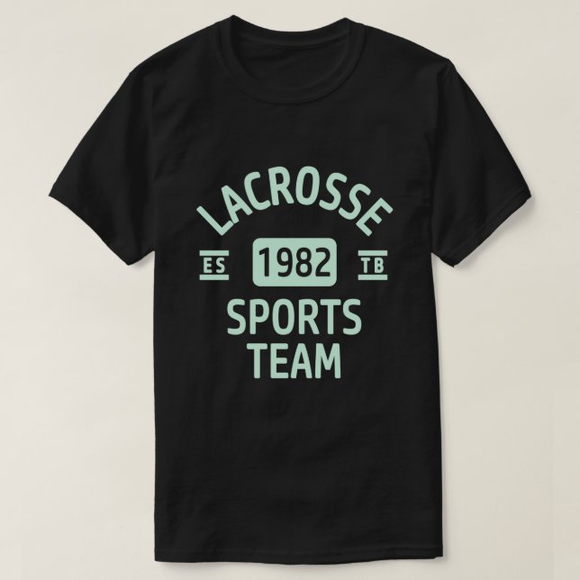 Lacrosse Team Lacrosse 11 T Shirt (Design framsida)