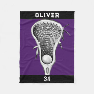 Lacrosse Team Lila Fleecefilt