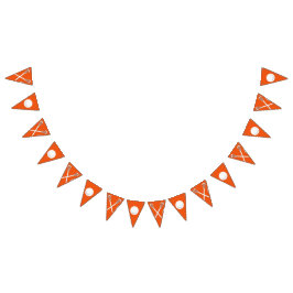 Lacrosse Team Orange Vimplar