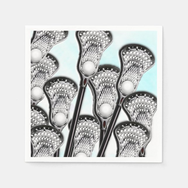 Lacrosse Team Pappersservett (Framsidan)