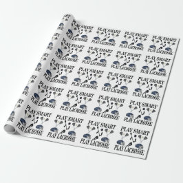 Lacrosse Team Tonåring Boy Coach Birthday Presentpapper
