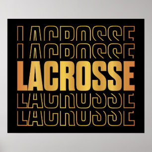 Lacrosse-text Poster