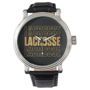 Lacrosse Text Watch Armbandsur