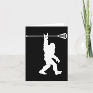 Lacrosse-tröja Vintage Lax Bigfoot Sasquatch Ungdo Kort