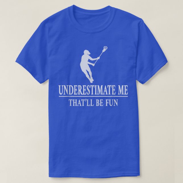 Lacrosse underskattar mig, Dam Empowerment3528 T Shirt (Design framsida)