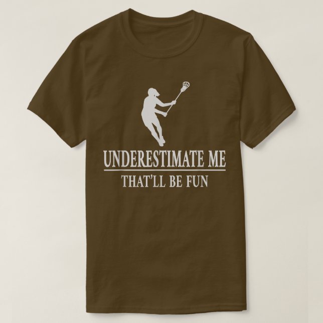 Lacrosse underskattar mig, Dam Empowerment 3529 T Shirt (Design framsida)