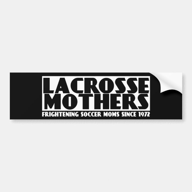Lacrosse uppfostrar mammorbildekalet bildekal (Framsidan)