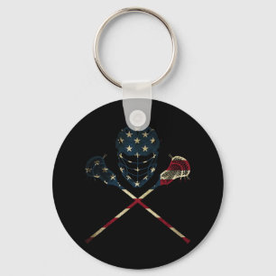 Lacrosse Usa Sport Manar, Vintage Nyckelring